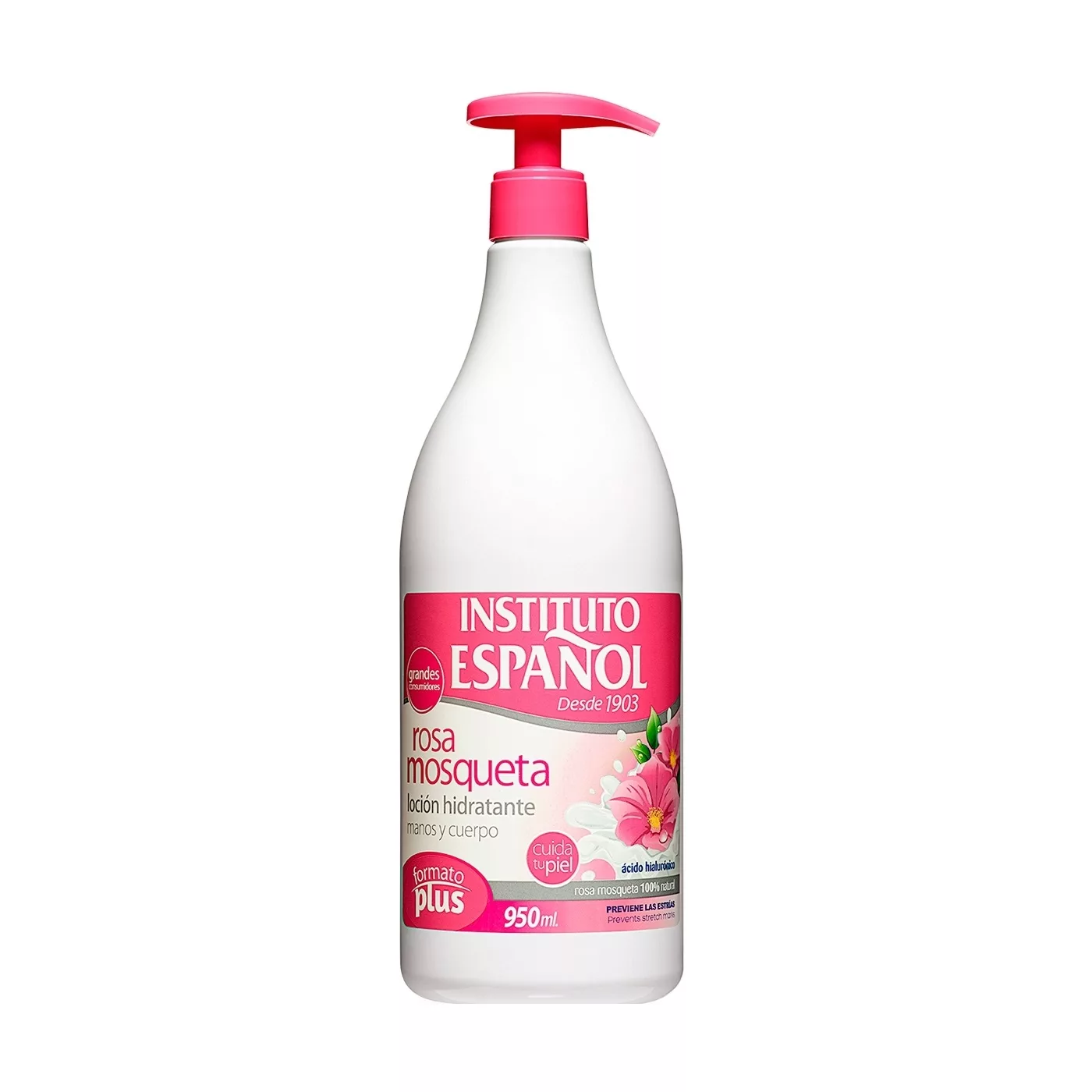 لوسیون بدن انستیتو اسپانول مدل گل رز حجم 950 میلی لیتر