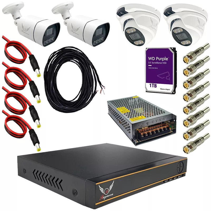 سیستم امنیتی رایمون مدل 5 مگاپیکسل کد RP-5M-4C-25