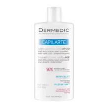 شامپو ضد ریزش مو درمدیک مدل HGH مناسب برای موهای ضعیف و آسیب دیده حجم 300 میلی لیتر