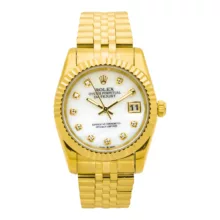 ساعت مچی عقربه ای زنانه مدل دیت جاست