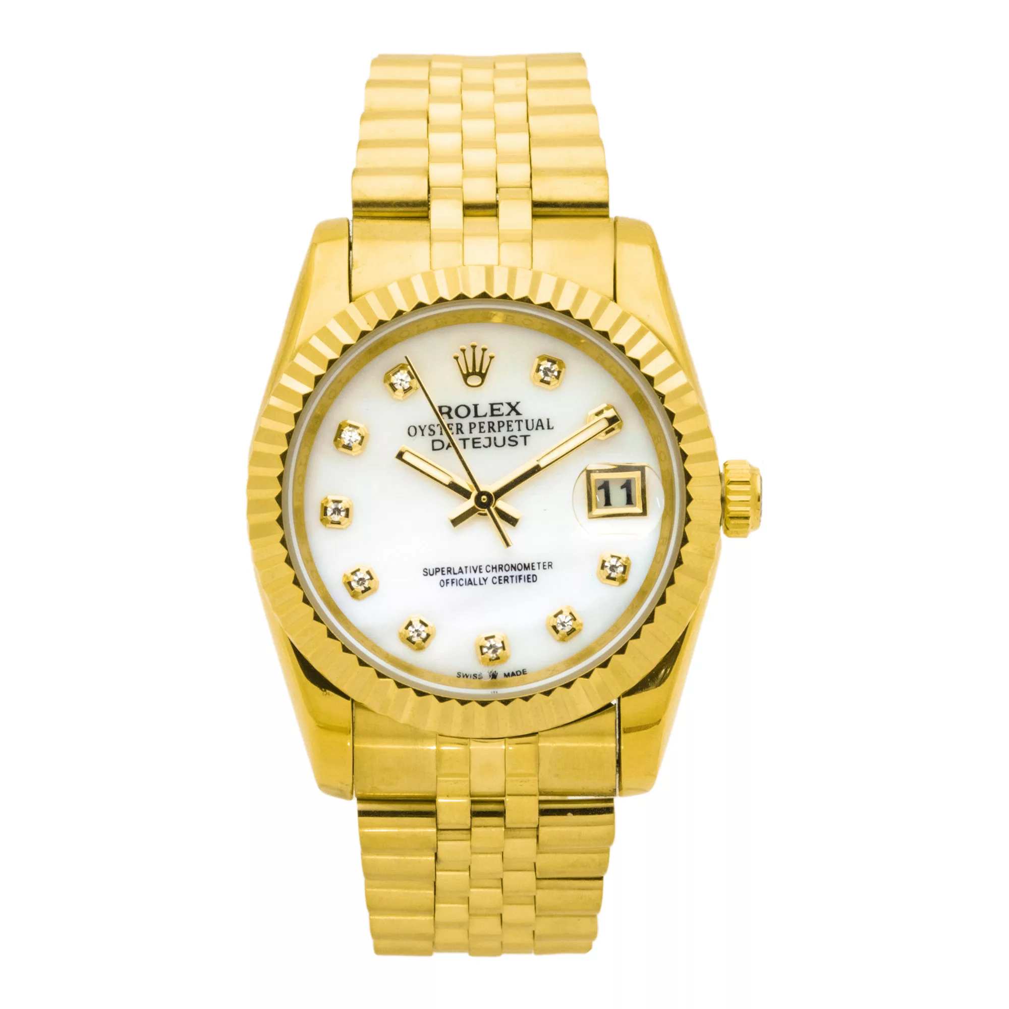 ساعت مچی عقربه ای زنانه مدل دیت جاست