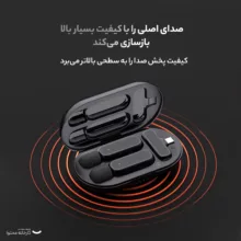ست میکروفن دوتایی یقه ای بی سیم مدل K61 DUAL TYPE-C