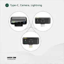 ست میکروفن بی سیم گرین لاین مدل GM-85X با درگاههای اتصال USB C