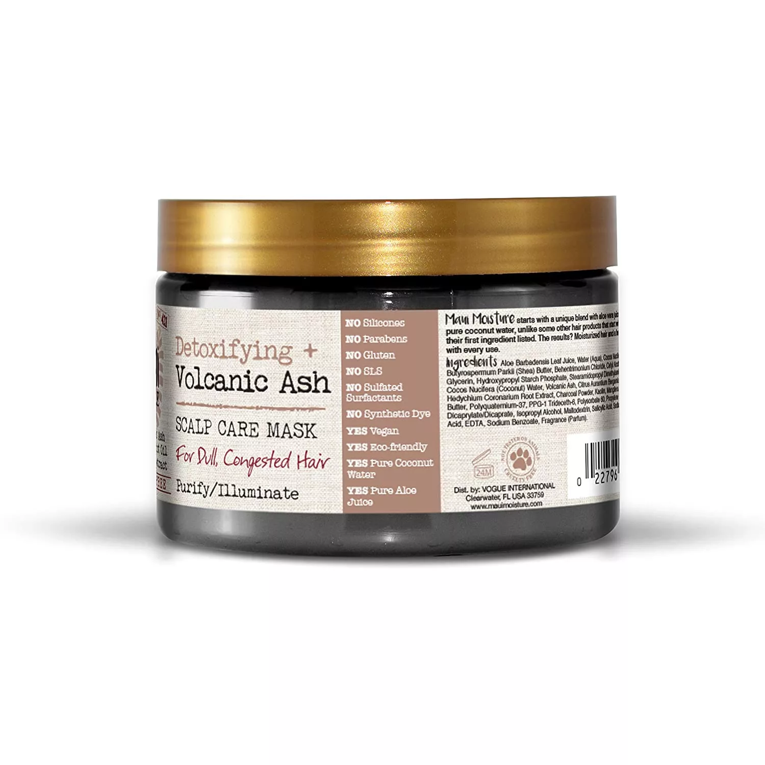 ماسک مو ماوی مدل Volcanic Ash حجم 340 میلی لیتر