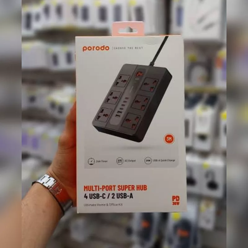 چندراهی برق پرودو مدل PD-FWCH009-2M-BK