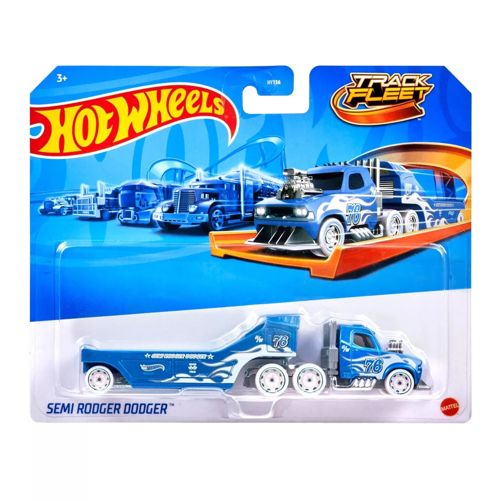 ماشین بازی هات ویلز مدل Semi Rodger Dodger کد HYT56 - HVF03