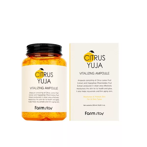 ژل ترمیم کننده فارم استی مدل CITRUS YUJA حجم 250 میلی لیتر