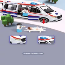 ماشین بازی مدل 911 Ambulance benz
