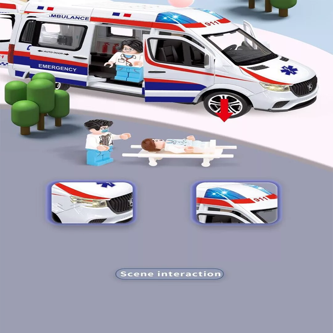 ماشین بازی مدل 911 Ambulance benz