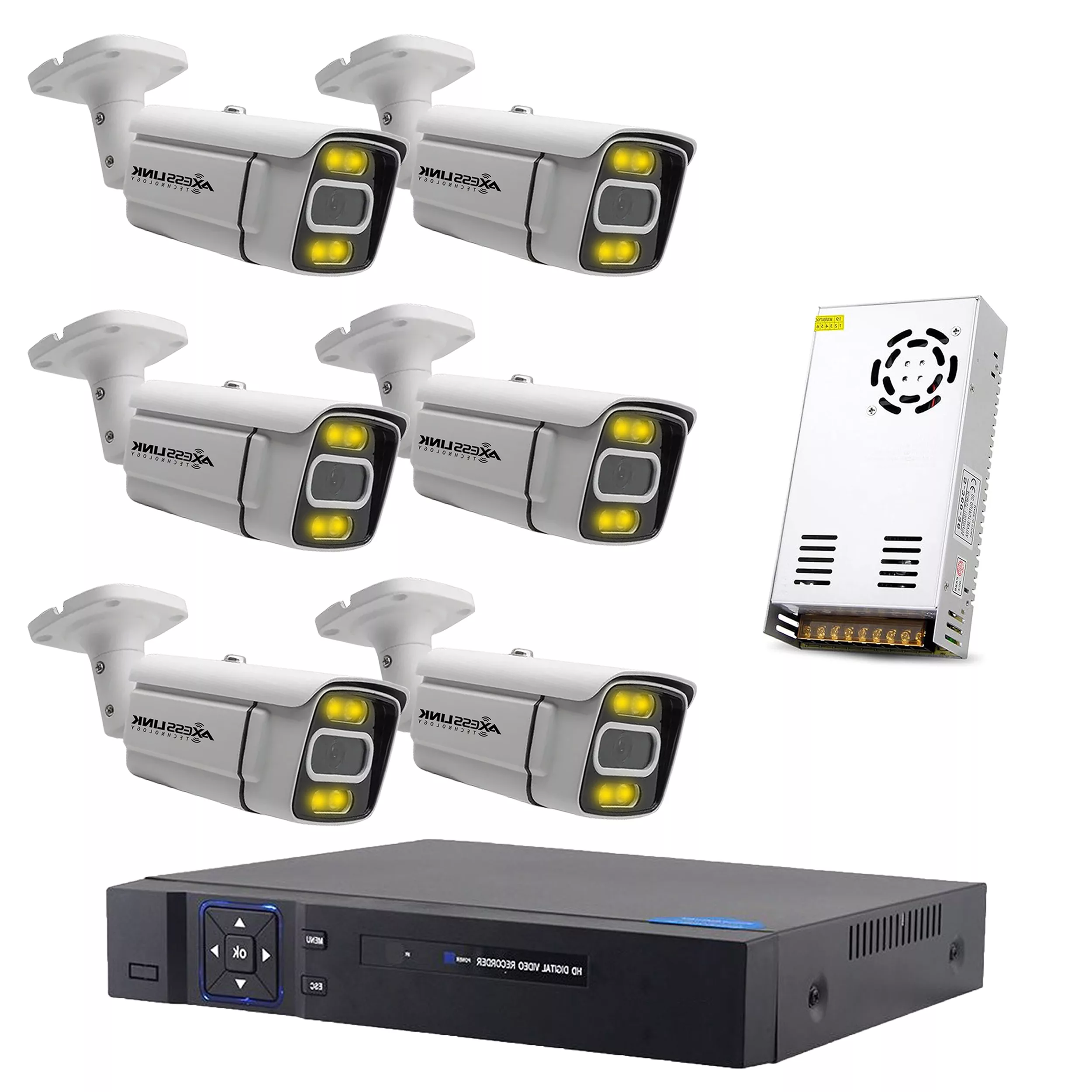 سیستم امنیتی مدل FULL KIT AHD 6 ECONOMIC