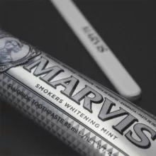 خمیر دندان مارویس مدل Smokers Whitening Mint حجم 85 میلی لیتر