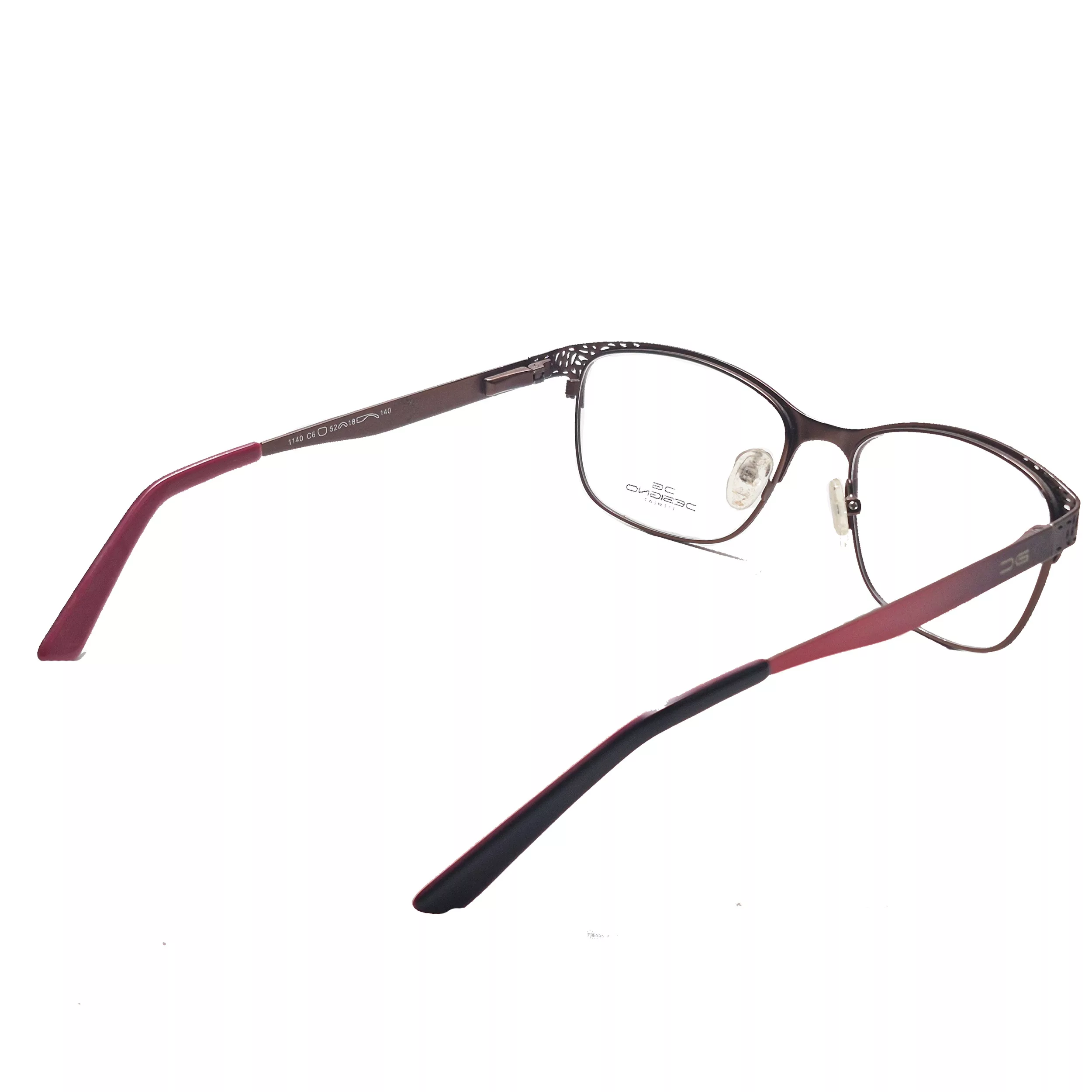 فریم عینک طبی مستطیلی زنانه دیزاینو مدل 1142 مناسب برای صورت های گرد و بیضی