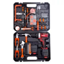 مجموعه 100 عددی دریل پیچ گوشتی شارژی زیمما مدل 21 volt