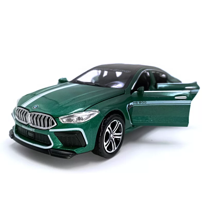 ماکت ماشین مدل عقبکش فلزی موزیکال BMW MANHART M8