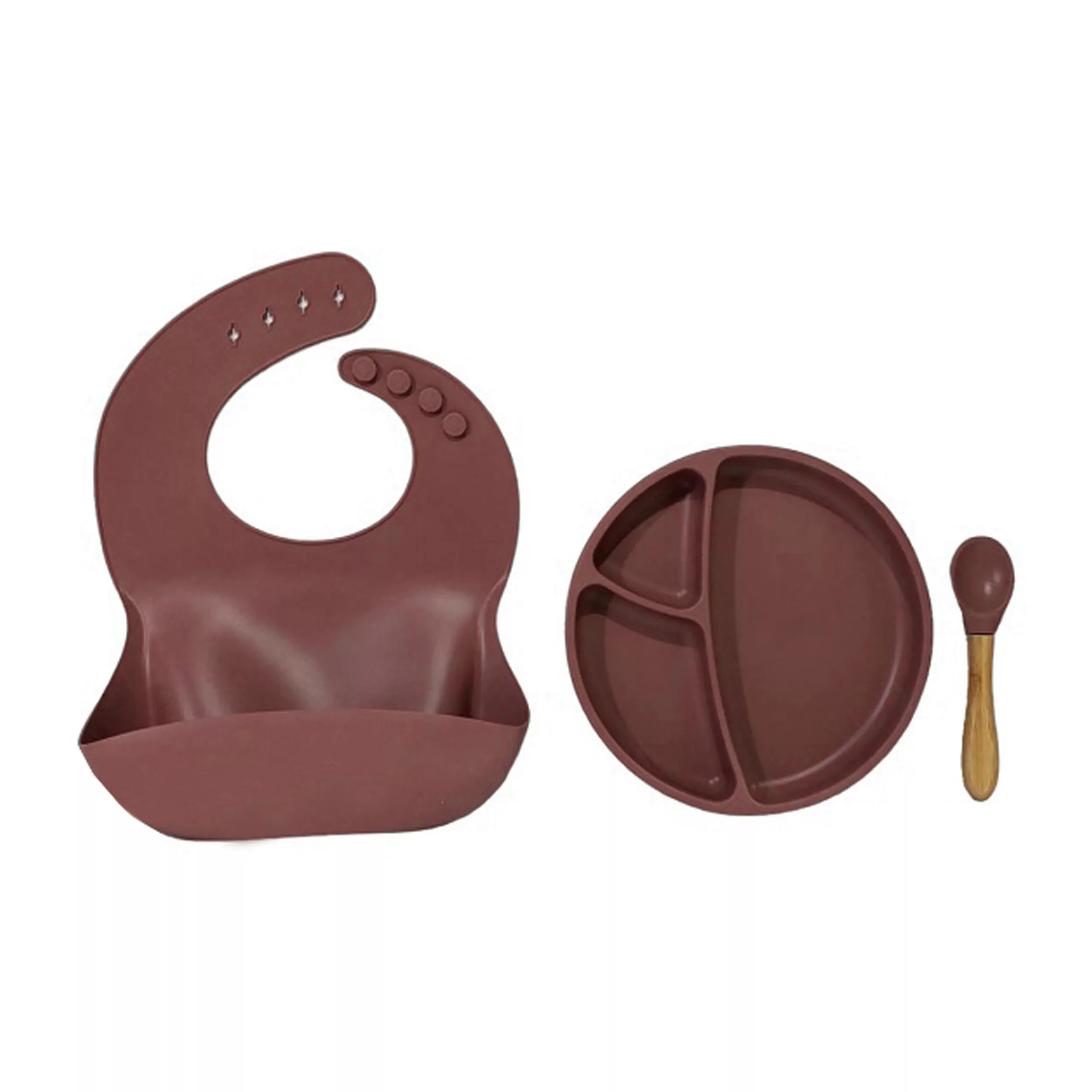 ست ظرف غذا کودک مینیک اوی اوی مدل Oi70020 مجموعه 3 عددی