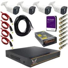 سیستم امنیتی دوربین مداربسته رایمون مدل 2 مگاپیکسل کد RP-2MP-MS2T4C10