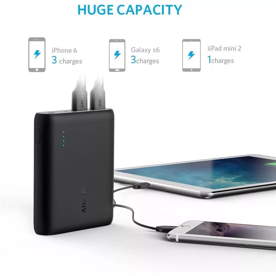 پاوربانک انکر مدل A1214 PowerCore ظرفیت 10400 میلی آمپر ساعت