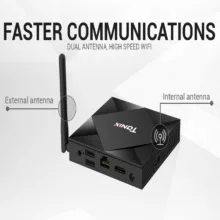 اندروید باکس تانیکس مدل 4/64- TX6S به همراه کیبورد هوشمند تاچ پد