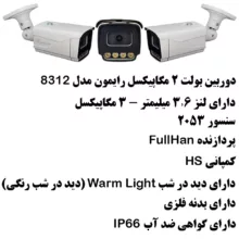 سیستم امنیتی رایمون مدل 2 مگاپیکسل کد RP-2MP-MS2T4C-23