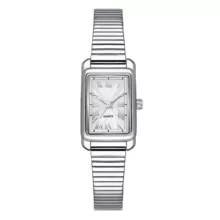 ساعت مچی عقربه ای زنانه مدل کوارتز بند ریلی کد 03