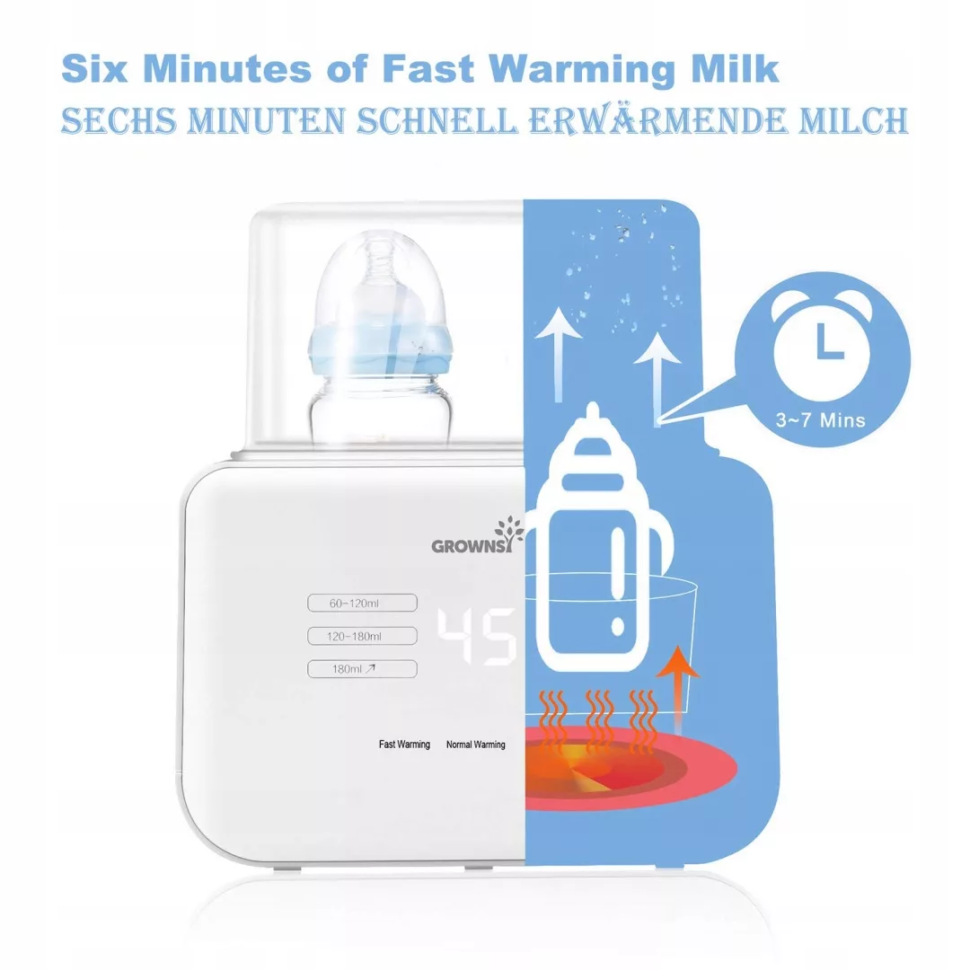 گرم کننده شیشه شیر گرونس مدل W3