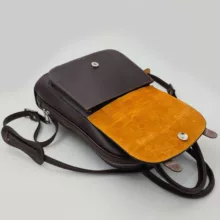 کوله پشتی زنانه مدل آپاچی چرم طبیعی کد A_680