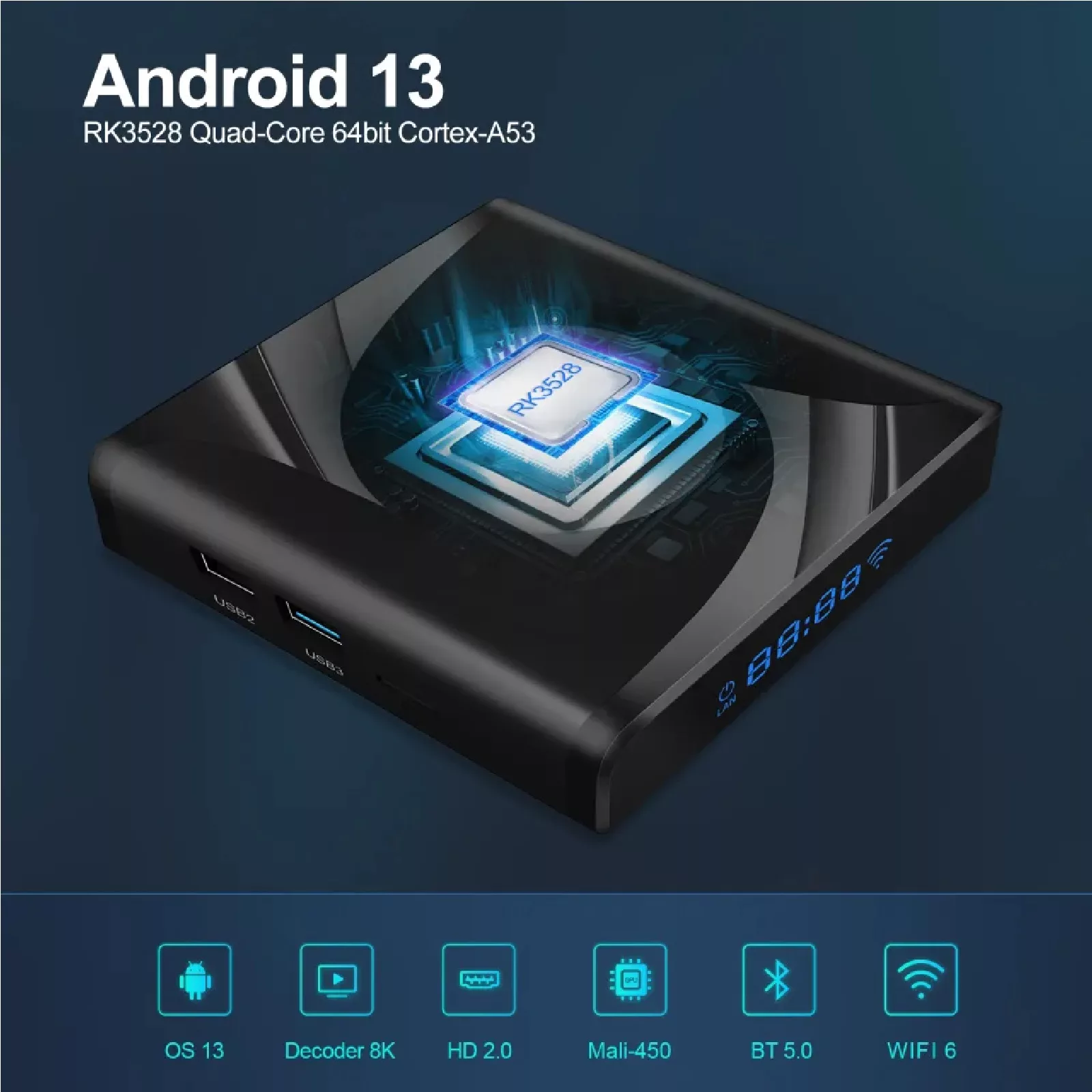 اندروید باکس ایکس‌88 مدل PRO 13 2/16GB