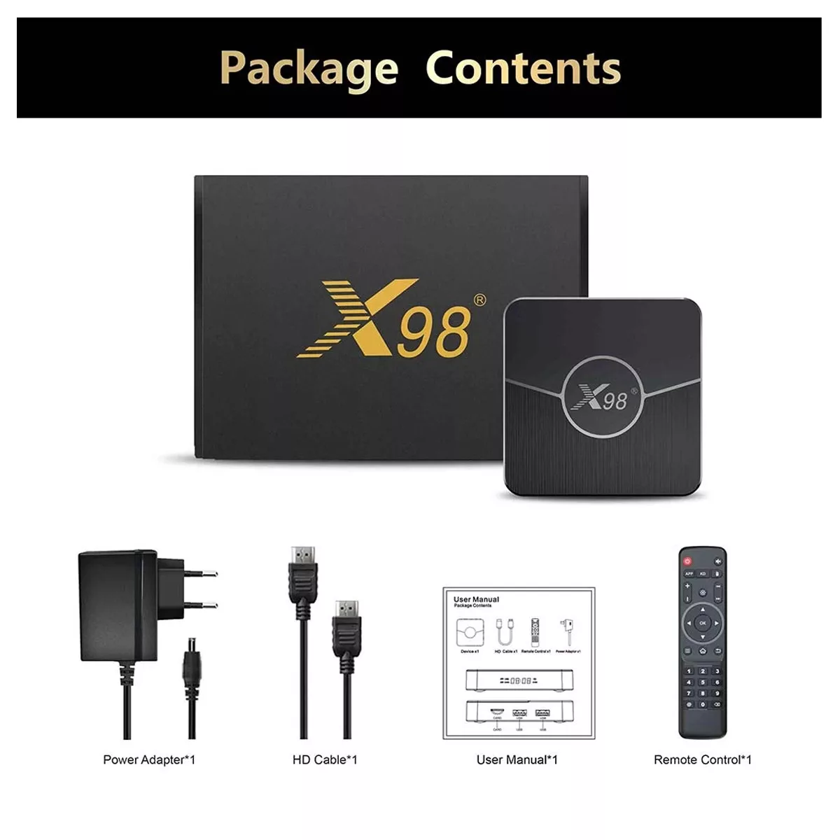 اندروید باکس مدل X98 Plus 4/64