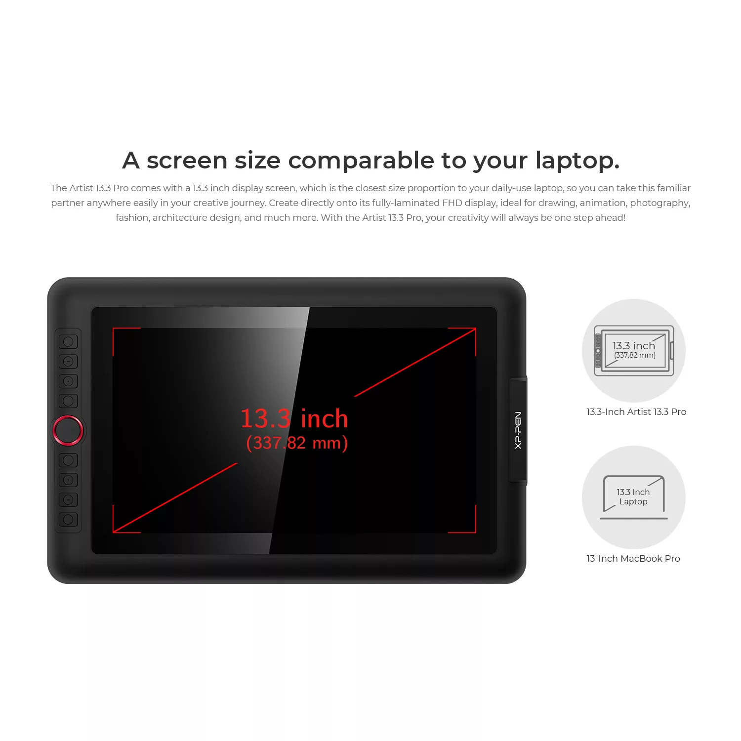 قلم نوری ایکس پی-پن مدل Artist 13.3 Pro