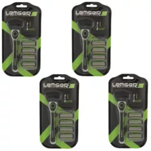 خود تراش لمسر مدل 051 مجموعه 4 عددی به همراه تیغ یدک