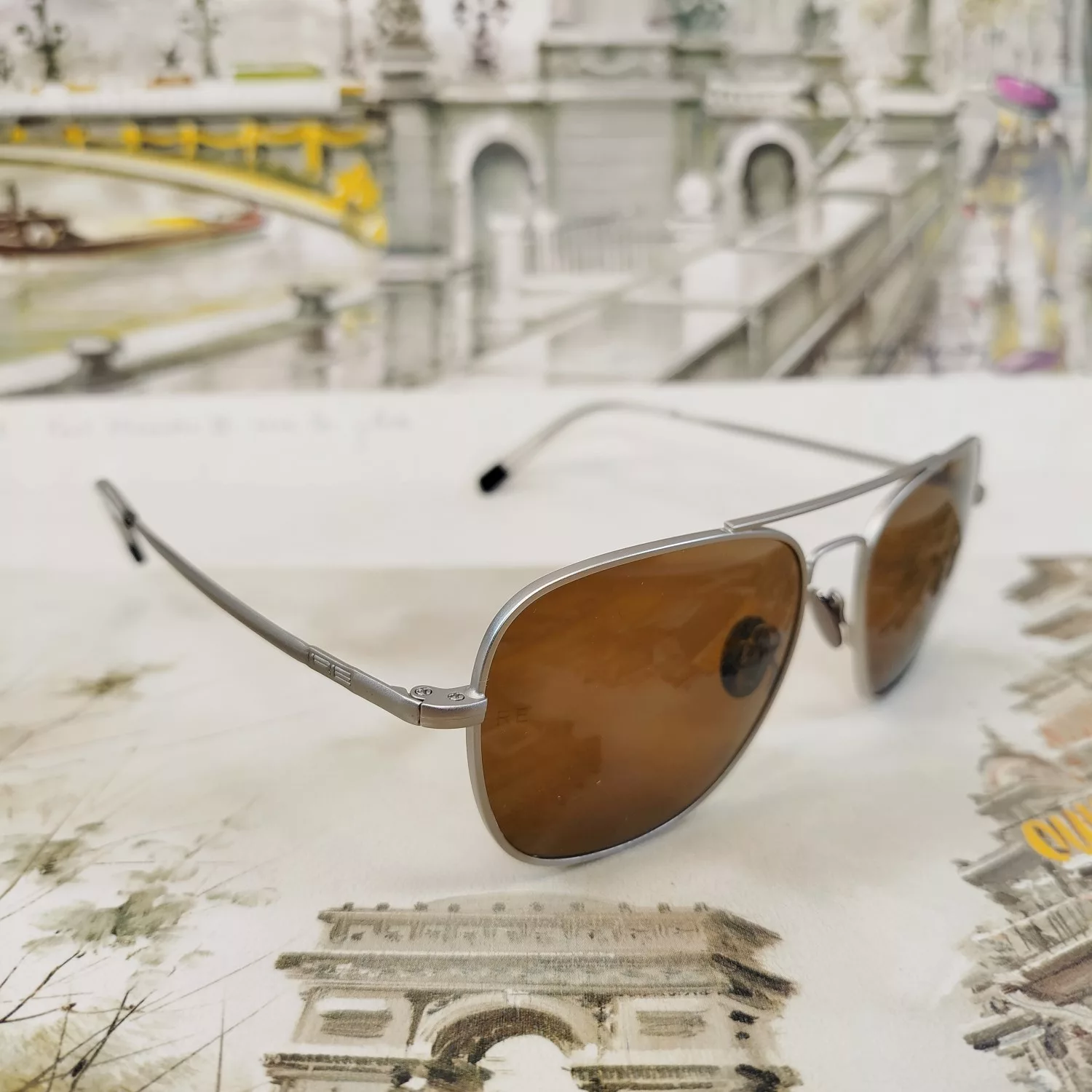 عینک آفتابی خلبانی غیر پلاریزه مدل RE58 -BR