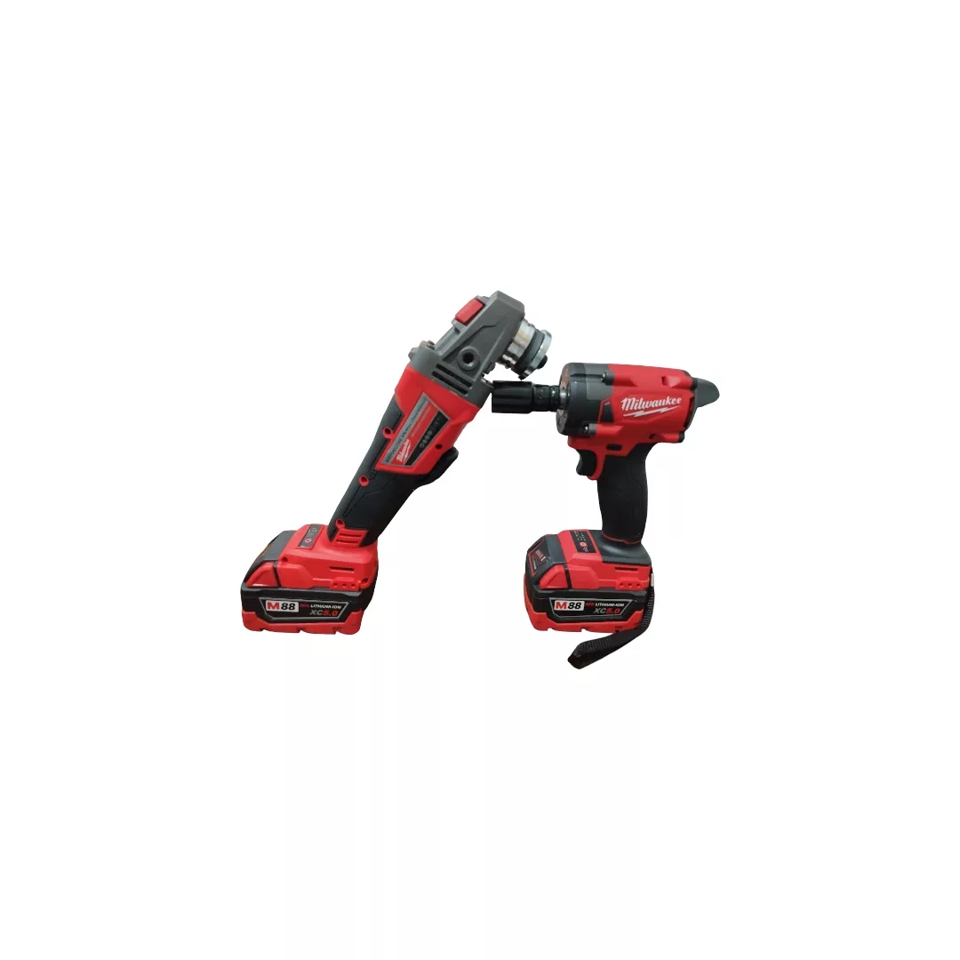 مینی فرز و آچار بکس شارژی میلواکی مدل M88B5 مجموعه 2 عددی