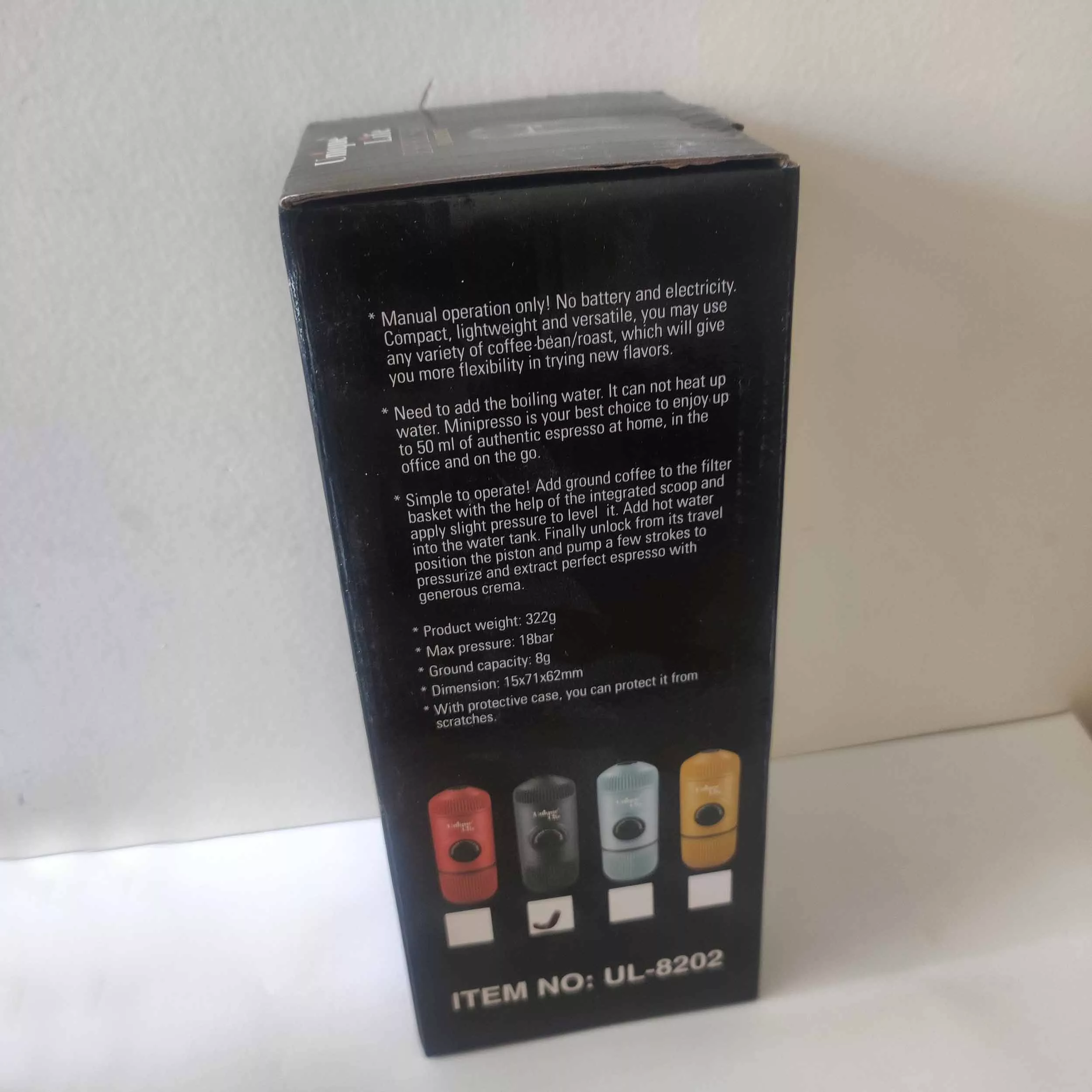 اسپرسوساز سفری مدل نانو کد UL-8202