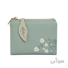 کیف پول زنانه پرتیزس مدل PT19-1441 طرح برگ و گل کد 2020080