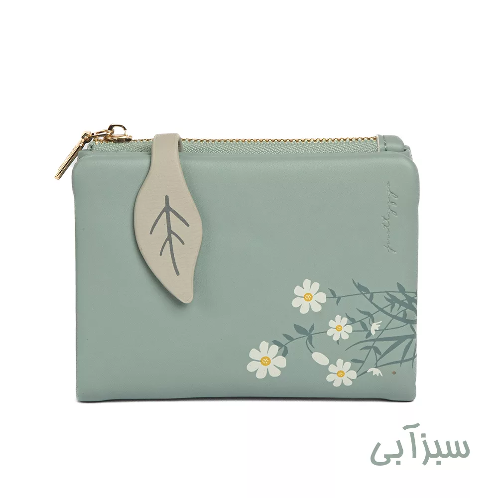 کیف پول زنانه پرتیزس مدل PT19-1441 طرح برگ و گل کد 2020080
