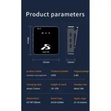ست میکروفن یقه ای بی سیم مدل SX85 Dual Mic Type-c
