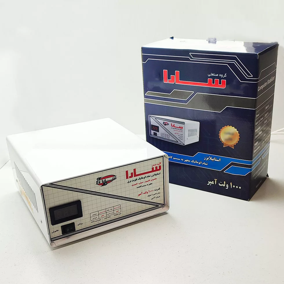 استابیلایزر سارا مدل T1100S ظرفیت 1000 ولت آمپر