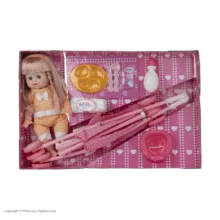 عروسک بیبی بورن طرح نوزاد مدل VSD20-1 ارتفاع 35 سانتی متر