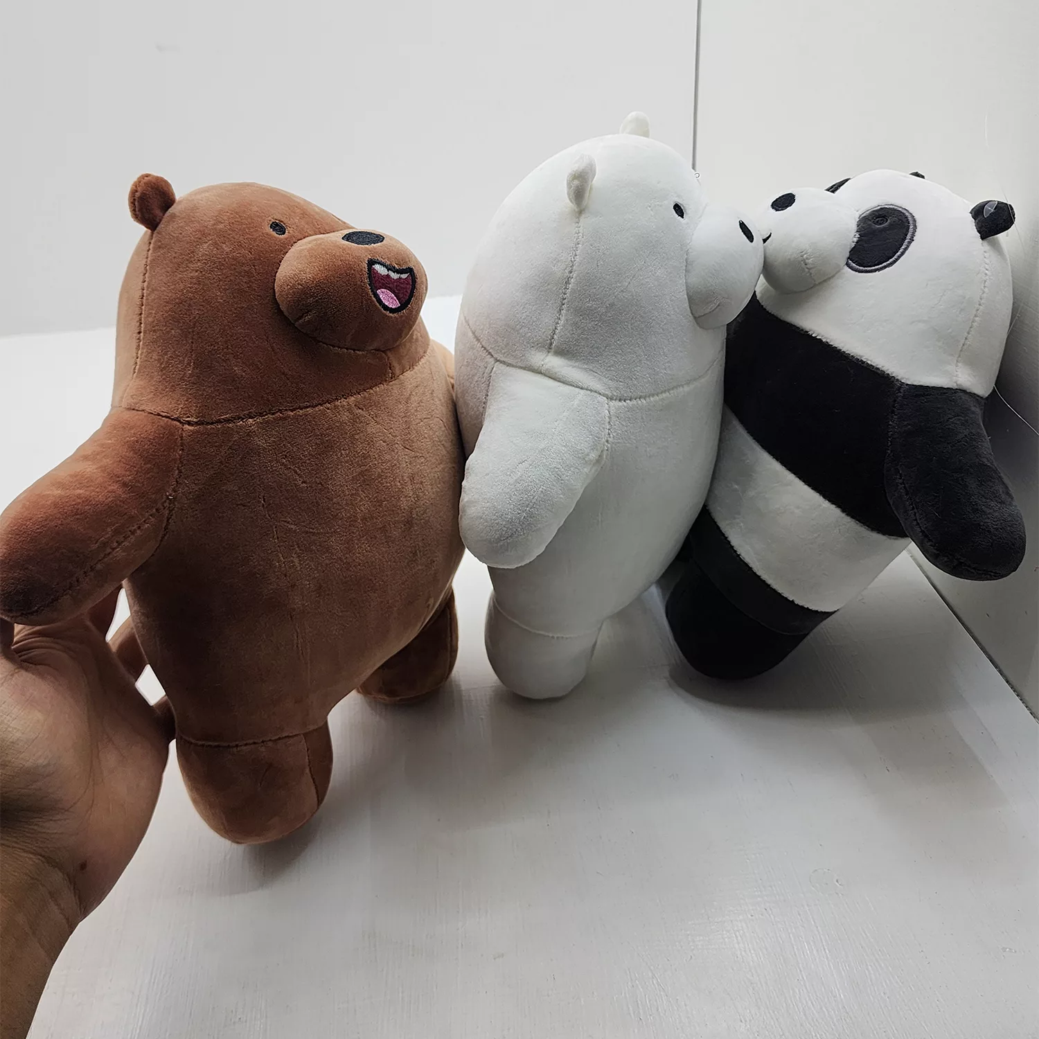 عروسک ناب سل مدل خرس های کله فندقی مجموعه 3 عددی