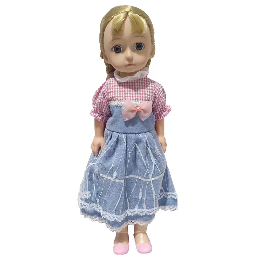 عروسک سوییت بیبی مدل دختر مزرعه طرح DOll world ارتفاع 41 سانتی‌متر