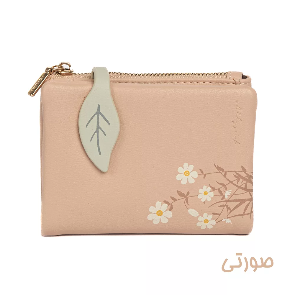کیف پول زنانه پرتیزس مدل PT19-1441 طرح برگ و گل کد 2020080