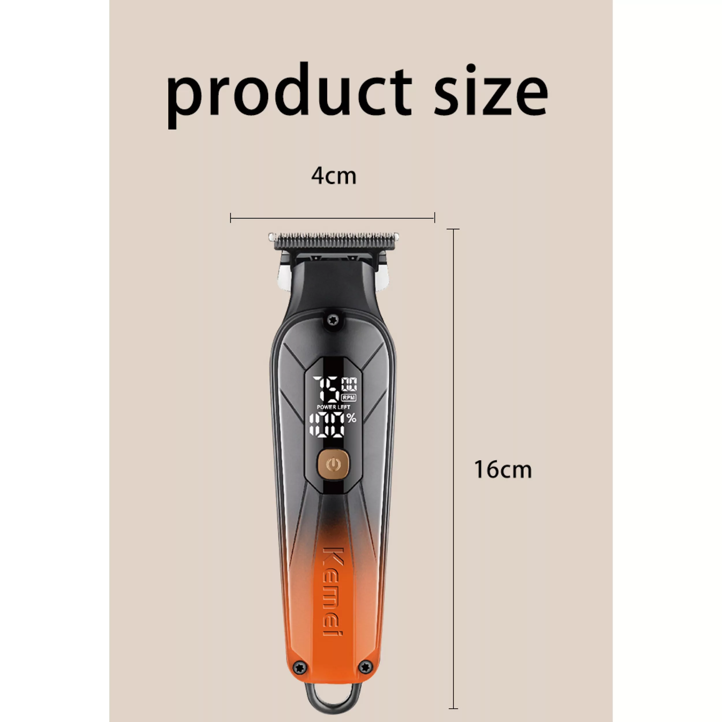 ماشین اصلاح موی سر و صورت شارژی کیمی مدل km-1741