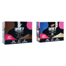 پروتئین وی با طعم شکلات کاله پرو – 25 گرم بسته 12 عددی به همراه پروتئین وی با طعم وانیل کاله پرو – 25 گرم بسته 12 عددی