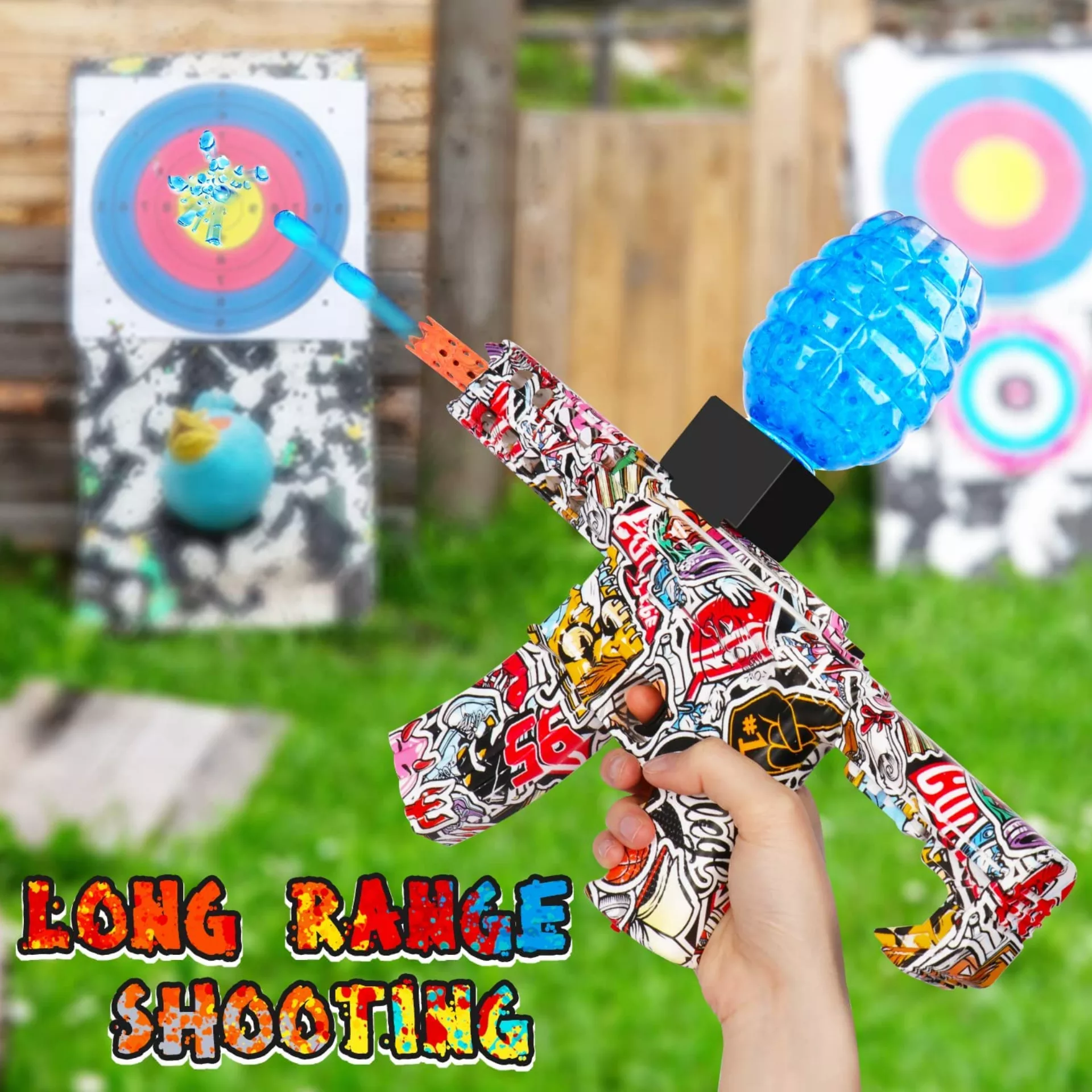 تفنگ بازی مدل تیر ژله ای Mini M416