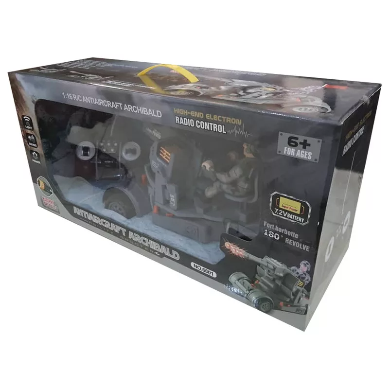 اسباب بازی جنگی مدل تانک ضد هوایی کنترلی شارژی