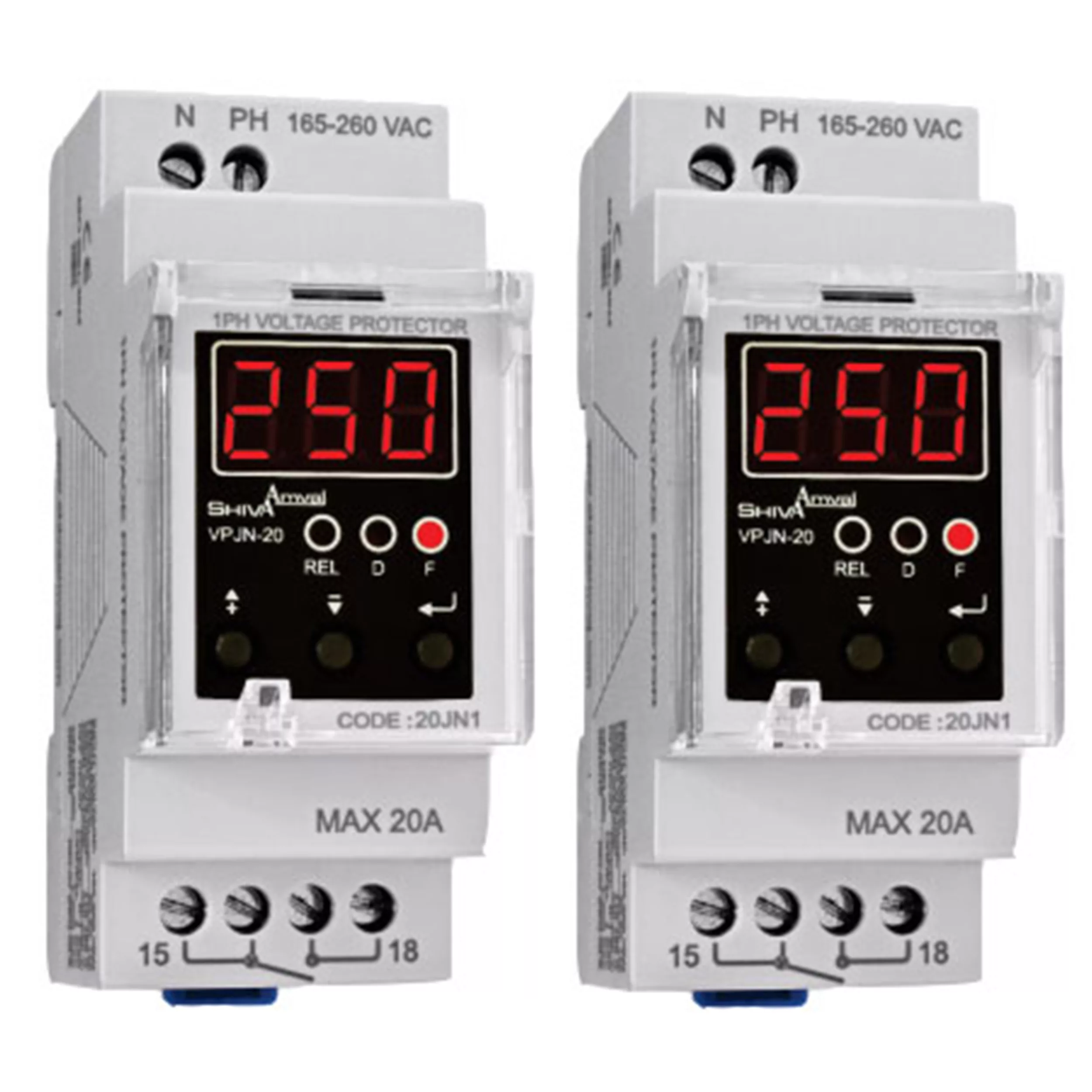 محافظ ولتاژ شیوا امواج مدل VPJN-20 بسته دو عددی