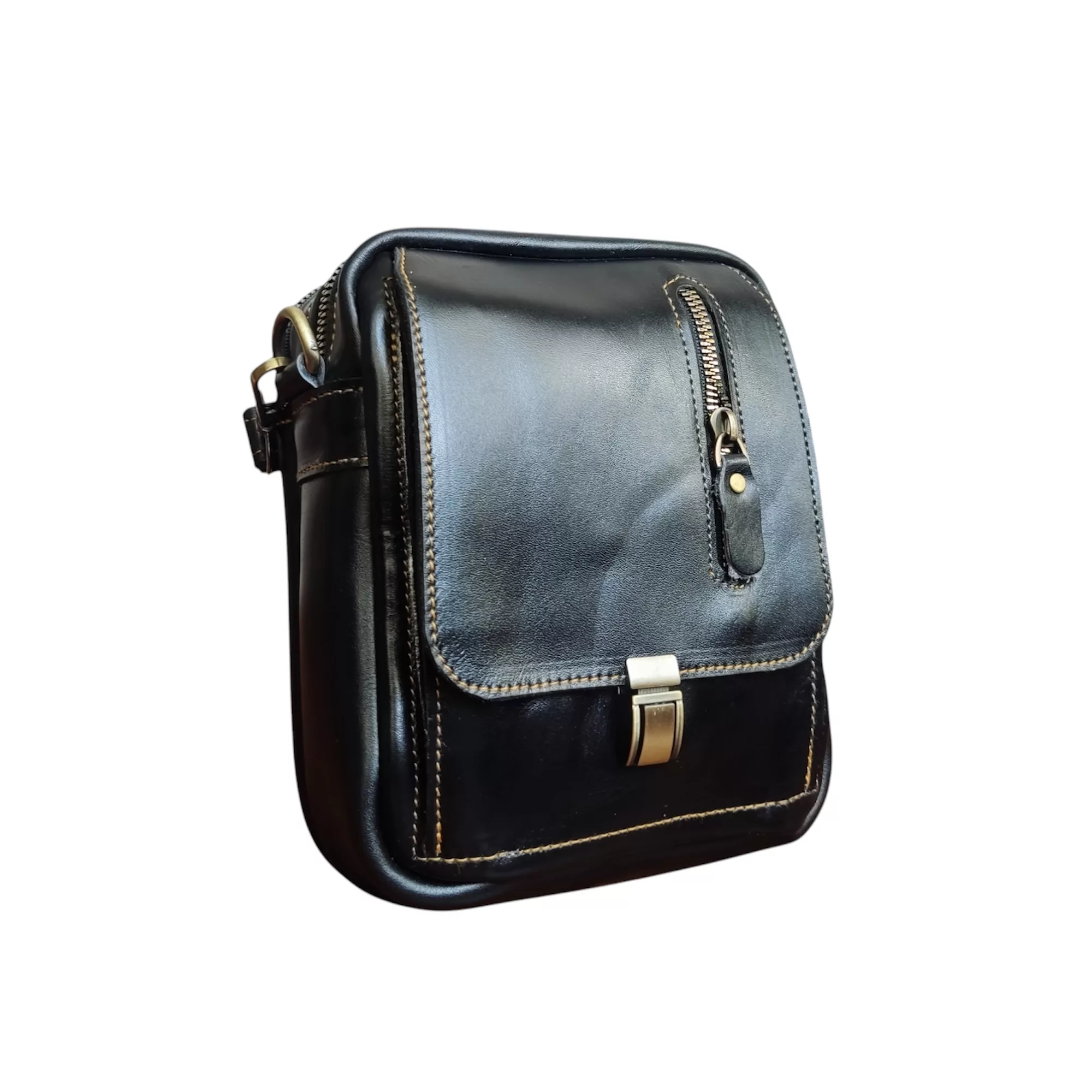 کیف رودوشی مدل چرم گاوی شاهوار