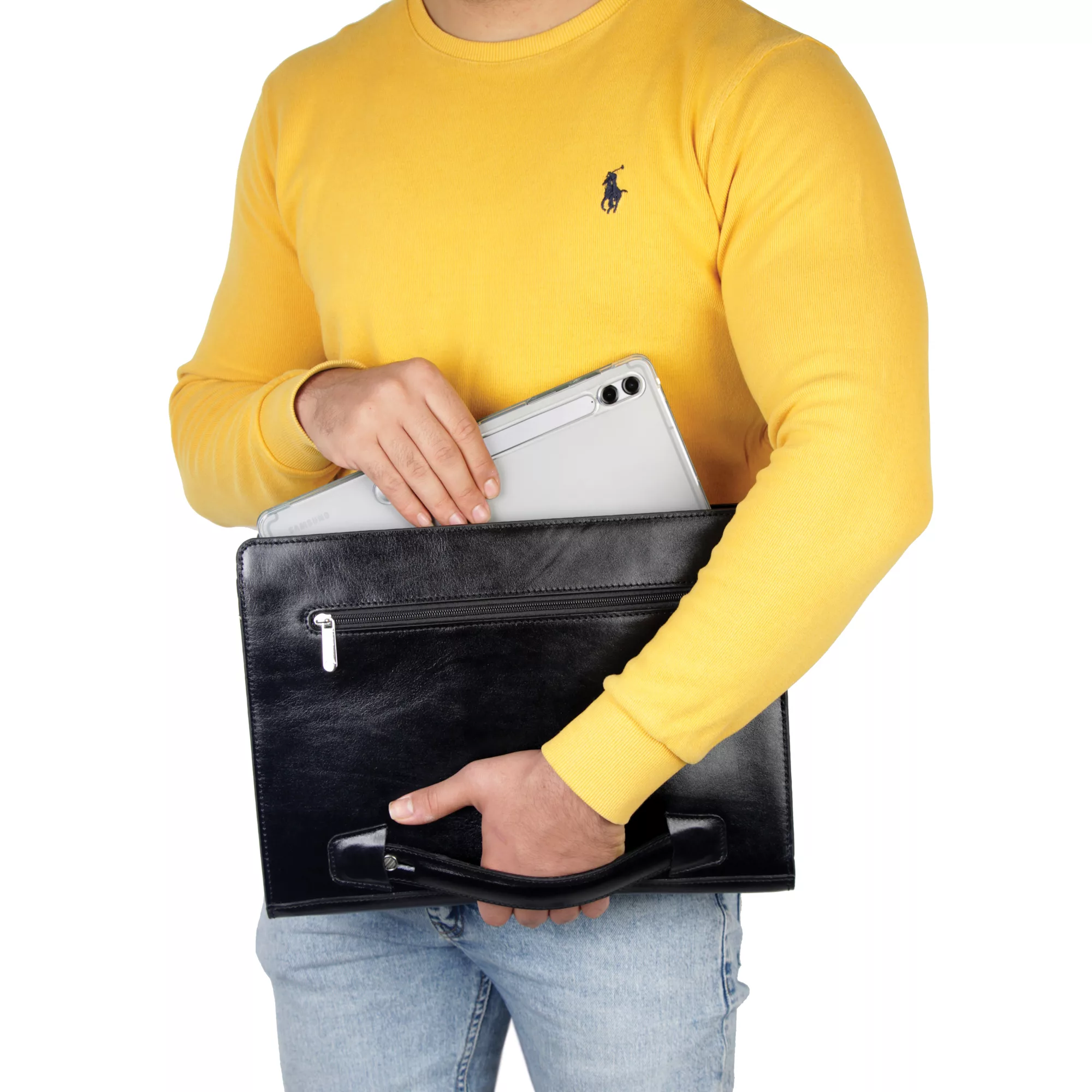 کیف اداری چرم بارز مدل DF40