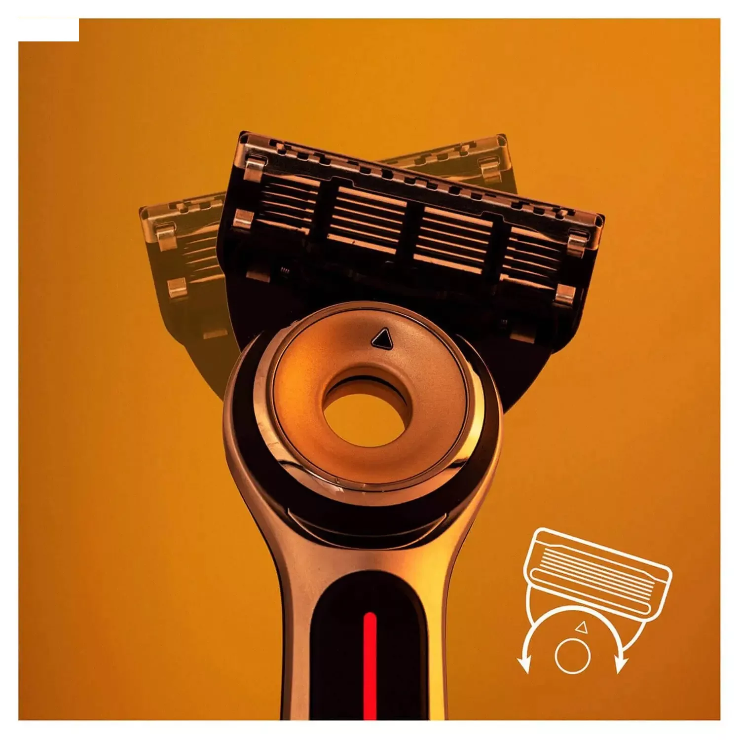 خودتراش ژیلت مدل Labs Heated Razor به همراه تیغ یدک