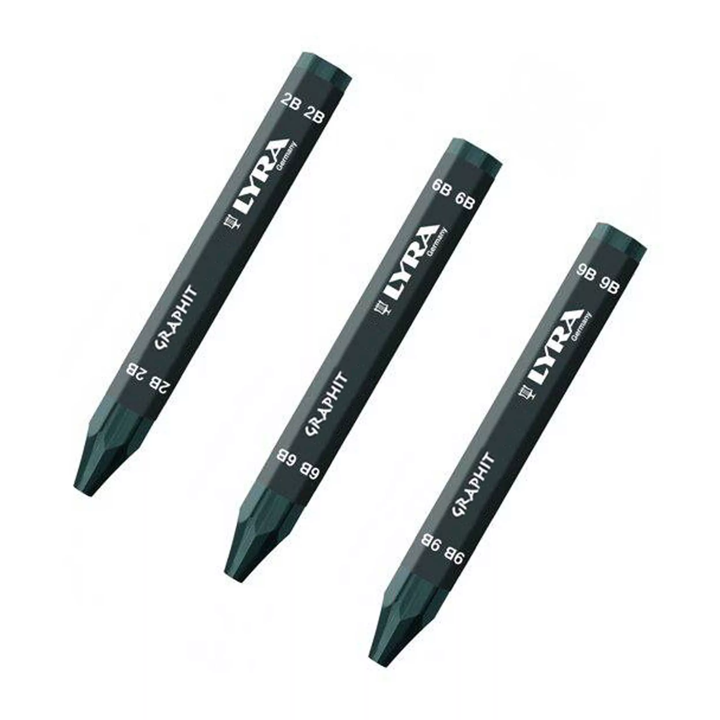 شمش گرافیت لیرا مدل شش ضلعی کد 9B6B2B  بسته 3 عددی